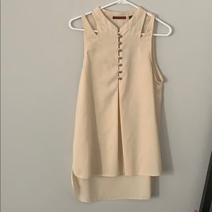 BKE Red sleeveless top